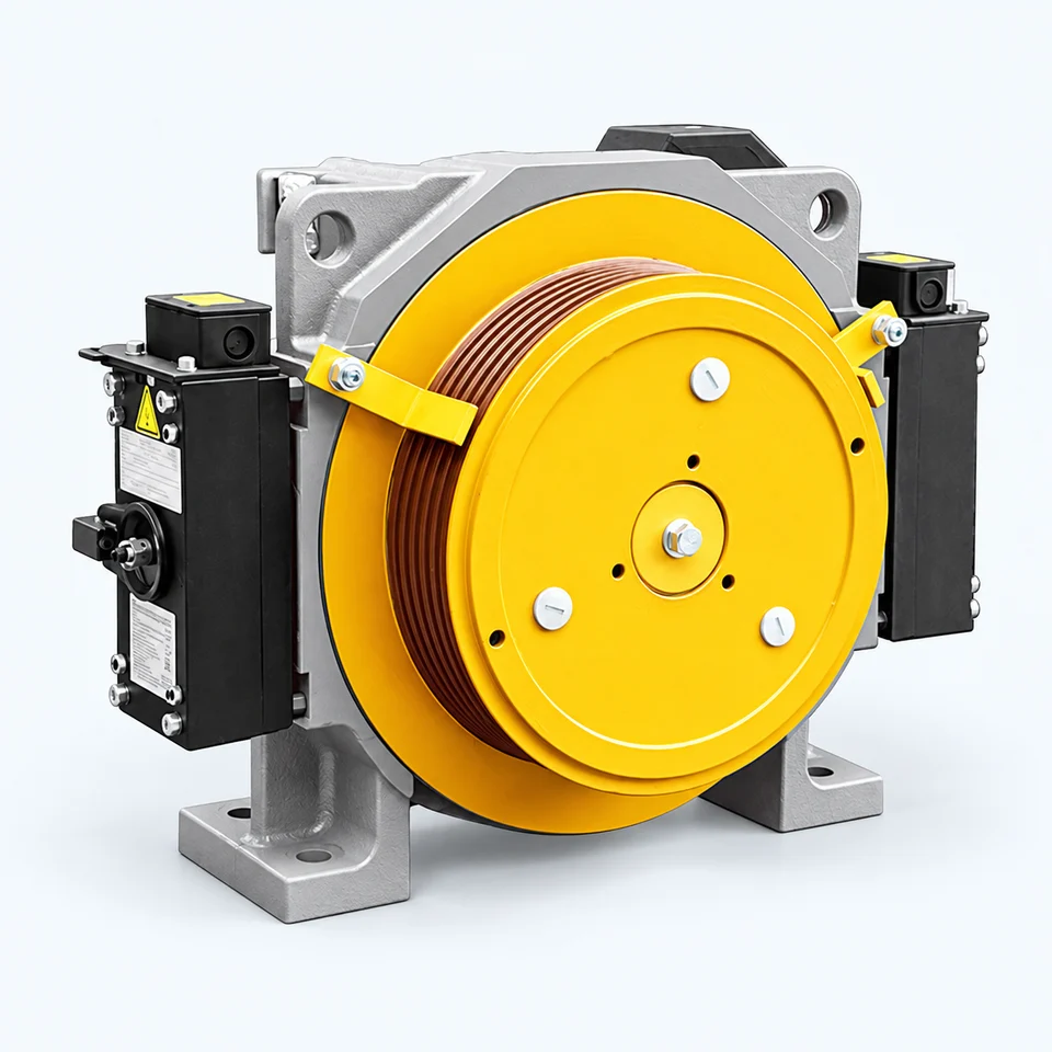 Máy kéo không hộp số Torin Drive GTW7A với puly vàng và thân xám